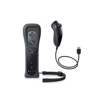 Official Μεταχειρισμενο Nintendo Wii Remote Plus Black με Nunchuck USED