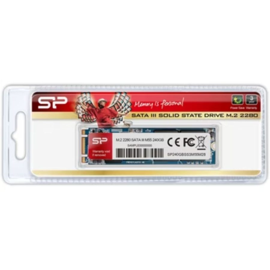 SILICON POWER SSD M55, 240GB, M.2 2280, SATA III, 560-530MB/s