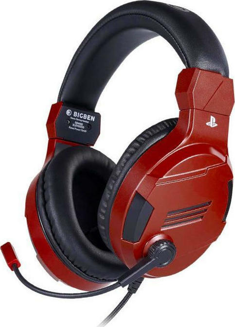 Big Ben Stereo Gaming Headset V.3 Official Licence Red PS4/PS5