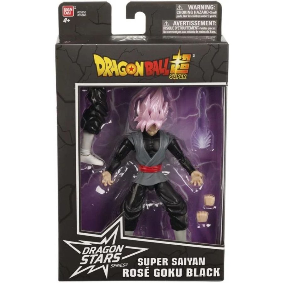 Bandai Red Dragon Ball Dragon Stars Rose Goku Black Super Saiyan Serie 4 Action Figure 17cm (35866)