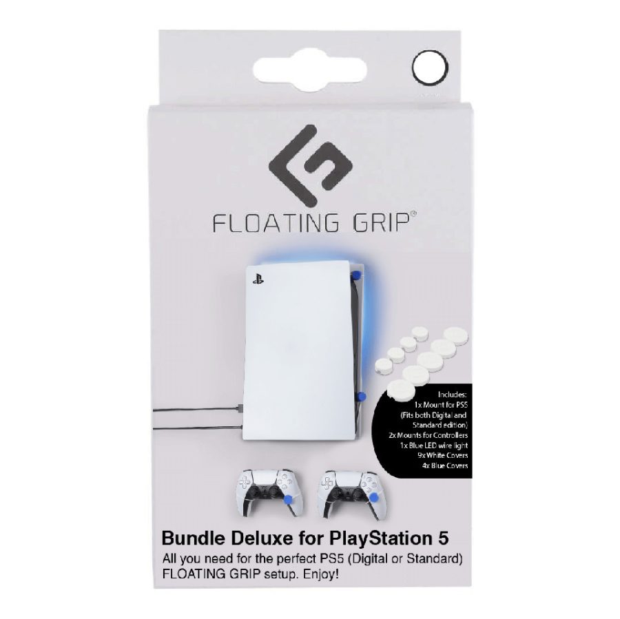 Floating Grip Βάση Τοίχου με Φωτα RGB PS5 Bundle Deluxe Box Black