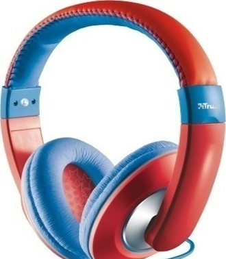 HEADPHONES TRUST SONIN KIDS RED 19836