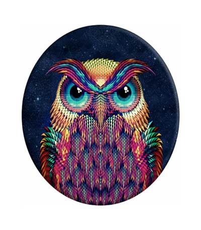 Sticky Pad για smartphone, πολλαπλών χρήσεων, Owl