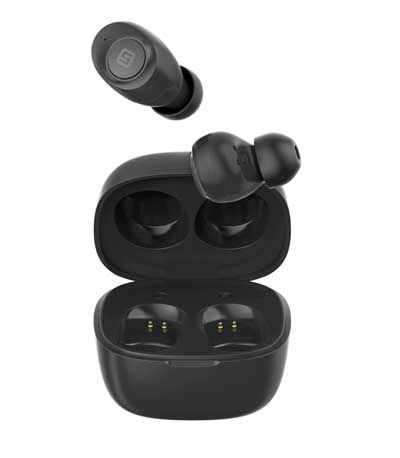 HIFUTURE earphones AirBuds, true wireless, με θήκη φόρτισης, μαύρα