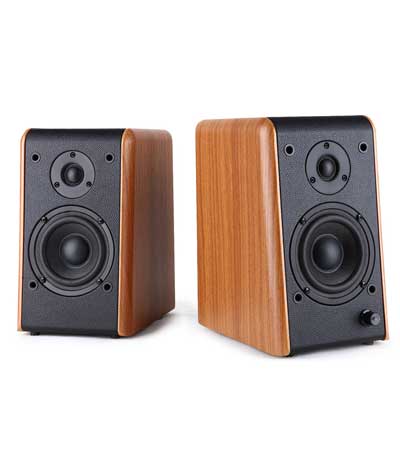 MICROLAB ηχεία B77BT, 2.0ch, 32W RMS, bluetooth/RCA, wood