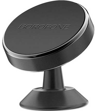 BOROFONE μαγνητική βάση smartphone για αυτοκίνητο BH5, 360°, μαύρη