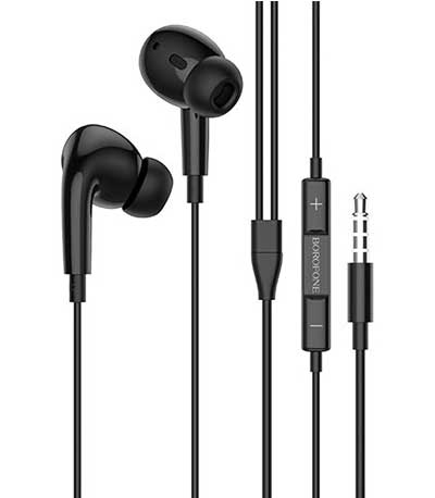 BOROFONE earphones με μικρόφωνο BM30 Pro, 3.5mm, 1.2m, μαύρα