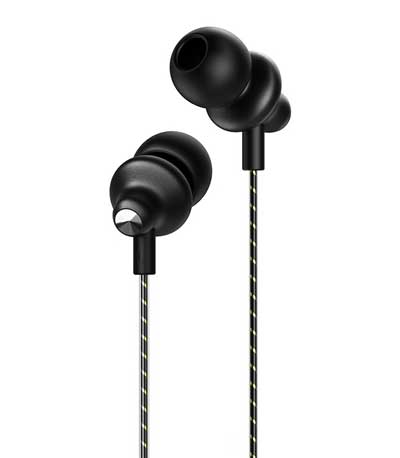 BOROFONE earphones με μικρόφωνο BM42, 3.5mm, 1.2m, μαύρα
