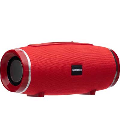 BOROFONE φορητό ηχείο BR3, Bluetooth/3.5mm/USB/SD Card, 1200mAh, κόκκινο