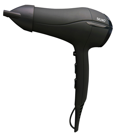 BRUNO Σεσουάρ μαλλιών BRN-0005, 2200W, με ιονιστή, 2x στόμια, AC motor