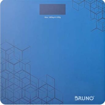 BRUNO ψηφιακή ζυγαριά BRN-0073, έως 180kg, επαναφορτιζόμενη, μπλε