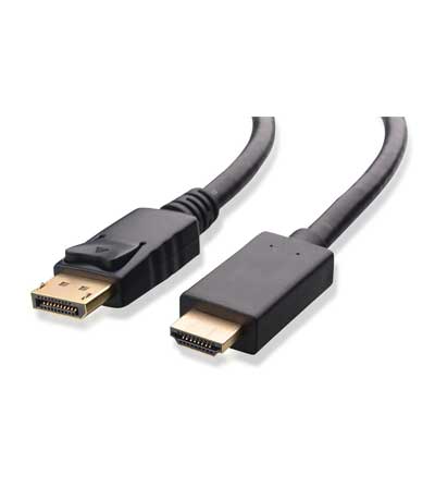 POWERTECH καλώδιο Display port 1.2v(M) σε HDMI 1.4v(M), PTN3361, CCS, 2m