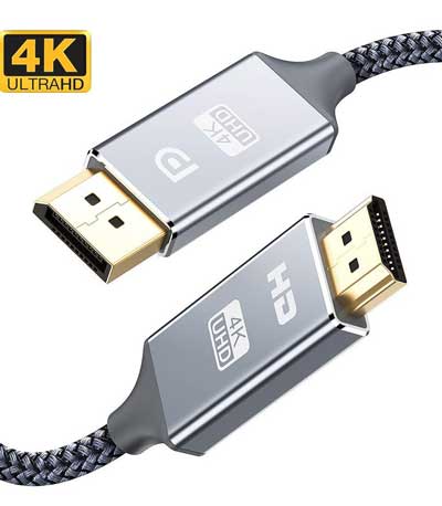 POWERTECH καλώδιο DisplayPort (M) σε HDMI(M), 4K, PS8402A, copper, 5m