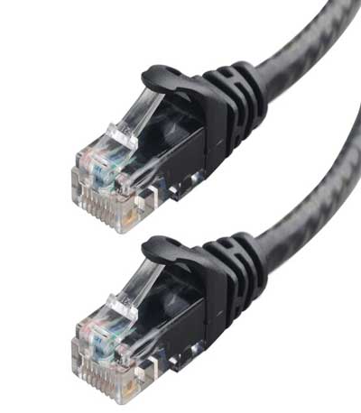POWERTECH Καλώδιο δικτύου UTP cat 5e, 10m, Black