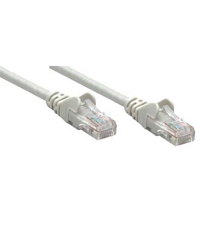 POWERTECH Καλώδιο UTP Cat 5e CAB-N022, 0.5m, γκρι