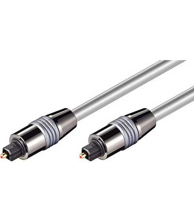 POWERTECH Toshlink male to male OD 6.0mm, 0.5m, metal