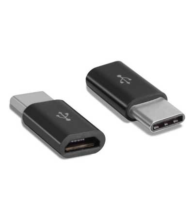 POWERTECH Adapter USB Type-C (M) σε Micro USB (F) CAB-UC043, longer tip