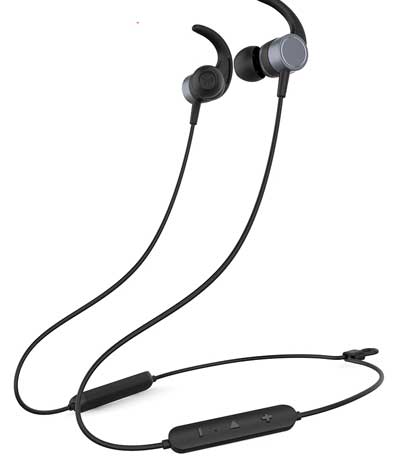 YISON Earphones E17-BK, Bluetooth 5.0, multipoint, με μαγνήτη, μαύρα