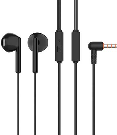 CELEBRAT Earphones G6-BK με μικρόφωνο, 14mm, 3.5mm, 1.2m, μαύρα