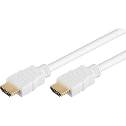 GOOBAY καλώδιο HDMI 2.0 με Ethernet 61020, 18Gbit/s, 4K, 2m, λευκό