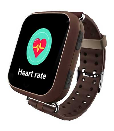 INTIME GPS Ρολόι χειρός IT-030 για ηλικιωμένους, SOS, μετρητής παλμών