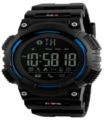 INTIME Smartwatch SW-V02, Pedometer, Remote Camera, αδιάβροχο