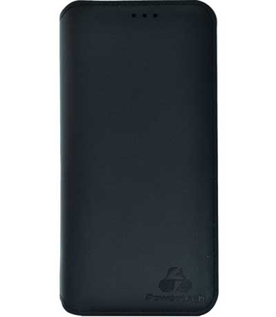 POWERTECH Θήκη Slim Leather για Honor 8X, μαύρη