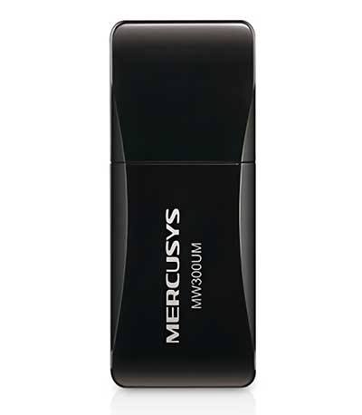 MERCUSYS Wireless Mini USB Adapter MW300UM, 300Mbps, Ver. 3