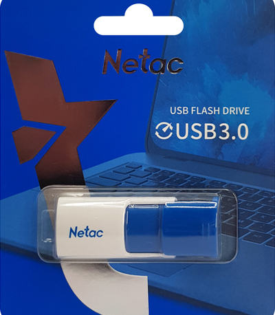 NETAC USB Flash Drive U182, 32GB, USB 3.0, μπλε