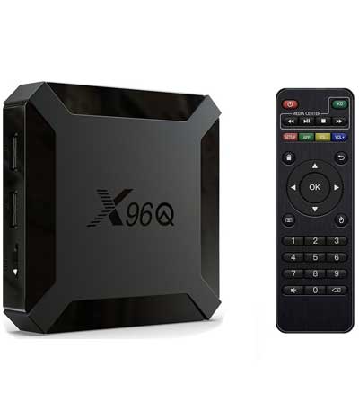 Smart TV Box X96Q, 4K, H.265, H313, 2/16GB, WiFi 2.4GHz, Android 10
