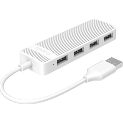 ORICO USB hub FL02, 4x USB ports, λευκό (FL02-WH-BP)