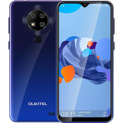 OUKITEL Smartphone C19 Pro, 6.49", 4/64GB, Android 10 Go Edition, μπλε