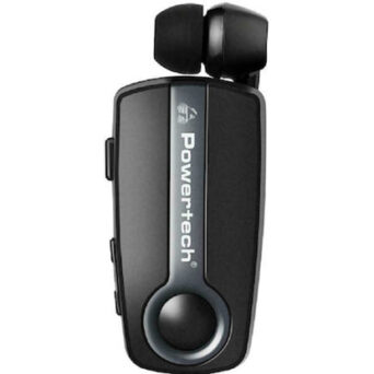 POWERTECH Bluetooth earphone Klipp 2 PT-998, multipoint, BT V5.1, γκρι