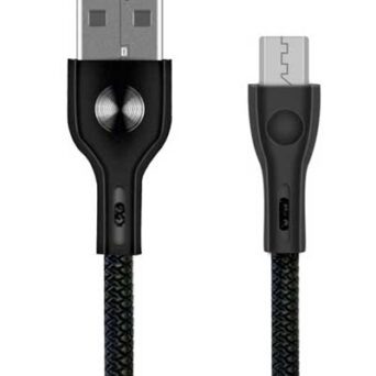 POWERTECH Καλώδιο USB σε Micro USB eco pvc PTR-0004, copper, 1m, μαύρο