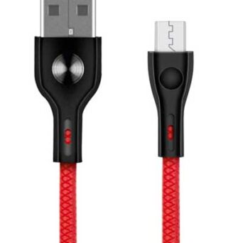 POWERTECH Καλώδιο USB σε Micro USB eco pvc PTR-0005, copper, 1m, κόκκινο