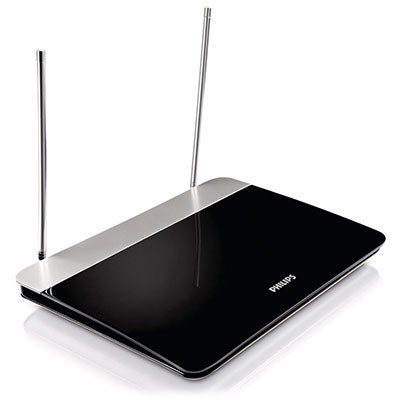 PHILIPS ψηφιακή κεραία τηλεόρασης SDV6227/12, HDTV DVB-T/T2, 47dB, 4K
