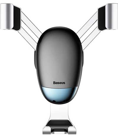 BASEUS βάση αεραγωγού αυτοκινήτου SUYL-G0S για smartphone, ασημί