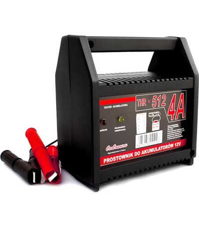 Φορτιστής μπαταριών οχημάτων 12V/4A THR-512