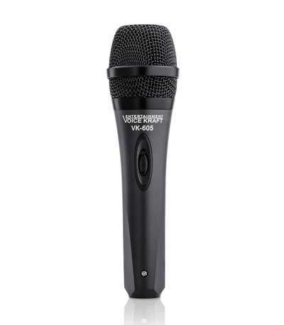 VOICE KRAFT Μικρόφωνο VK-605, δυναμικό, XLR-3, μαύρο
