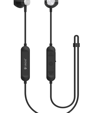 CELEBRAT Earphones με μικρόφωνο Α13, Bluetooth, με μαγνήτη, μαύρα