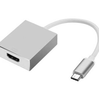 POWERTECH Converter CAB-UC006 USB 3.1 Type-C σε HDMI, λευκό