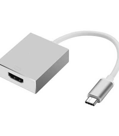 POWERTECH Converter CAB-UC006 USB 3.1 Type-C σε HDMI, λευκό
