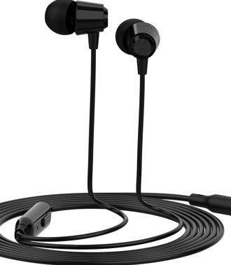 CELEBRAT Earphones G4 με μικρόφωνο, 10mm, 1.2m, μαύρο