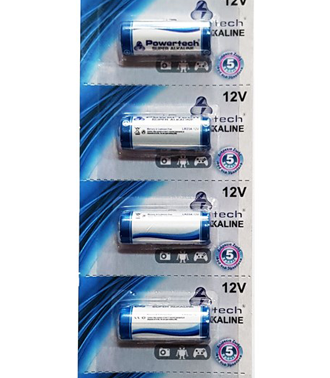 POWERTECH Super Αλκαλικές μπαταρίες PT-901 LR23A 12V , 1τεμαχιο