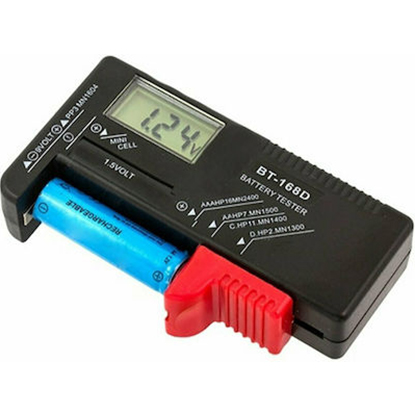 Συσκευή μέτρησης ισχύος μπαταρίας 1.5V & 9V AG372A με LCD οθόνη