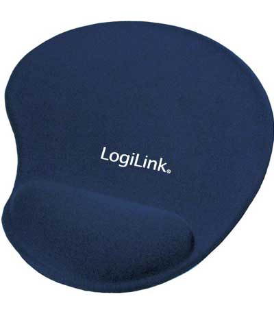 Mousepad Gel Wrist Rest LogiLink ID00027B Blue