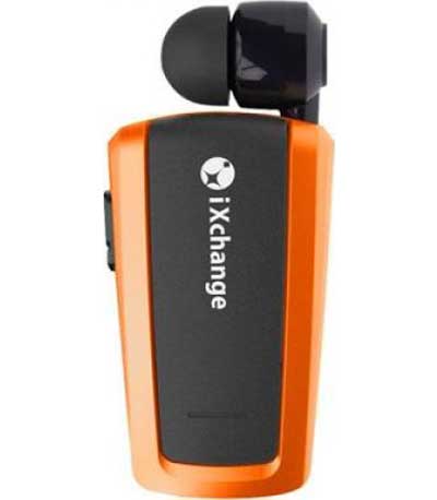 Retractable Bluetooth Mini Headset iXchange UA25XB Orange