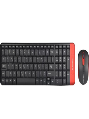 Keyboard & Mouse Wireless Element KB-590WMS Black/Red