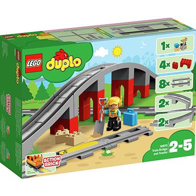 LEGO DUPLO Town: Train Bridge and Tracks (10872)