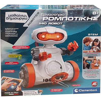 AS Clementoni: Μαθαίνω & Δημιουργώ STEM - Εργαστήριο Ρομποτικής Mio Robot (1026-63527)